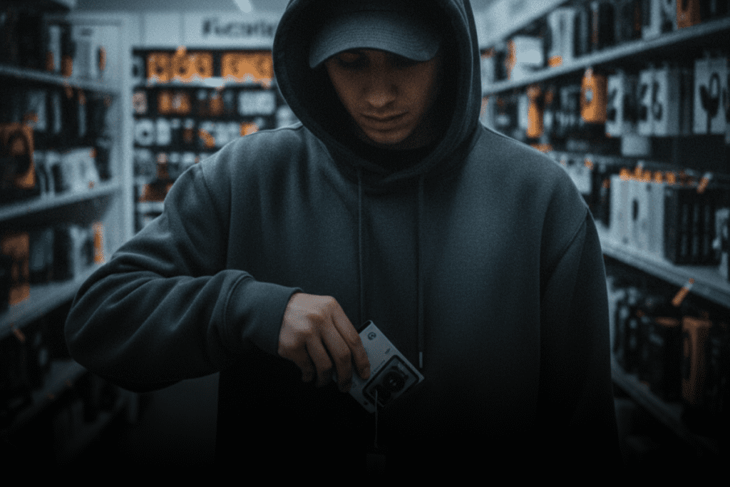 Robo en tiendas en Carolina del Norte